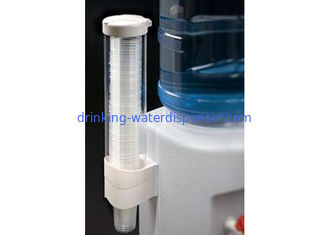 Matériel en plastique d'ABS d'eau de refroidisseur de tasse de distributeur de couleur blanche classique de supports
